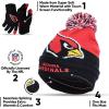imageUltra Game Youth NFL Official Super Soft Winter Beanie Knit Hat With Extra Warm Touch Screen GlovesTeam Color 2