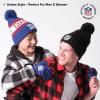 imageUltra Game Youth NFL Official Super Soft Winter Beanie Knit Hat With Extra Warm Touch Screen GlovesTeam Color 2