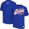 imageUltra Game Adults NFL Official Button Down Baseball Mesh Jersey ShirtBuffalo Bills