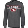 imageUltra Game Mens NFL Official Super Soft Game Day Long Sleeve TShirtHeather Charcoal 24