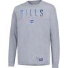 imageUltra Game NFL Mens NFL Official Game Day Long Sleeve TShirtHeather Gray