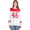 imageUltra Game NFL Womens Super Soft Raglan Vintage Baseball TShirtWhite Updated