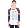 imageUltra Game Womens NFL Official Super Soft Raglan Vintage Baseball TShirtWhite