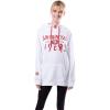 imageUltra Game Womens NFL Official Super Soft Tie Neck Hoodie SweatshirtWhite