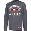 imageUltra Game Youth NFL Official Super Soft Supreme Long Sleeve TShirtHeather Gray Charcoal
