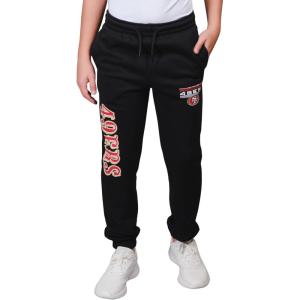 imageUltra Game Boys NFL Black Snow Fleece Jogger SweatpantsBlack