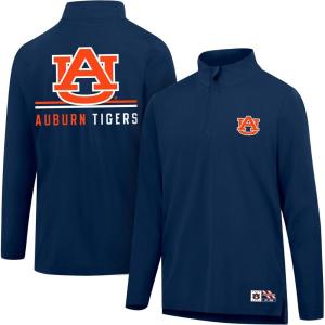 imageUltra Game Mens NCAA Official Super Soft Quarter Zip Long Sleeve TShirtTeam Color