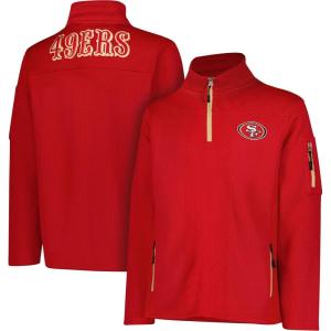 imageUltra Game Mens NFL Official QuarterZip Fleece Pullover Sweatshirt with Zipper PocketsTeam Color Updated