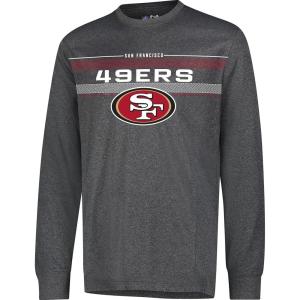imageUltra Game Mens NFL Official Super Soft Game Day Long Sleeve TShirtHeather Charcoal 24
