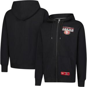 imageUltra Game Mens NFL Official Supremely Soft Full Zip Hoodie JacketBlack