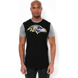 imageUltra Game NFL Mens Short Sleeve Raglan TShirtBlack