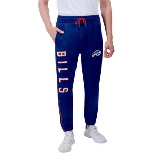 imageUltra Game NFL Official Adults Active Super Soft Fleece Game Day Jogger Sweatpants  Unisex Buffalo Bills Team Color XXLarge