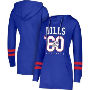imageUltra Game NFL womens Tunic Hoodie Pullover Sweatshirt TerryBlue