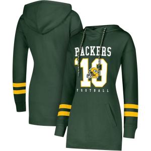 imageUltra Game NFL womens Tunic Hoodie Pullover Sweatshirt TerryGreen