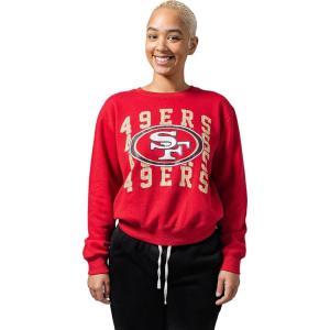 imageUltra Game Womens NFL Official Super Soft Oversized Cozy SweatshirtTeam Color Nondistressed