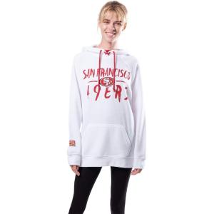 imageUltra Game Womens NFL Official Super Soft Tie Neck Hoodie SweatshirtWhite