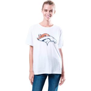 imageUltra Game Womens NFL Super Soft Distressed Graphics Vintage TShirt