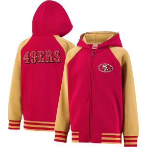 imageUltra Game Youth NFL Official Super Soft Full Zip Varsity Hoodie SweatshirtTeam Color 2024