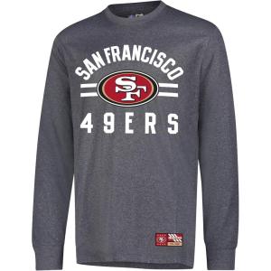 imageUltra Game Youth NFL Official Super Soft Supreme Long Sleeve TShirtHeather Charcoal
