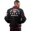 imageUltra Game Mens NFL Official Classic Varsity Coaches Jacket CoatTeam Color