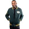 imageUltra Game Mens NFL Official Classic Varsity Coaches Jacket CoatTeam Color