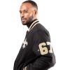 imageUltra Game Mens NFL Official Classic Varsity Coaches Jacket CoatTeam Color