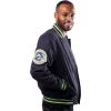 imageUltra Game Mens NFL Official Classic Varsity Coaches Jacket CoatTeam Color