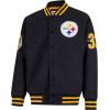 imageUltra Game Mens NFL Official Classic Varsity Coaches Jacket CoatTeam Color Updated
