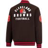 imageUltra Game Mens NFL Official Classic Varsity Coaches Jacket CoatTeam Color Updated
