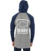 imageUltra Game NFL Mens Fleece Hoodie Pullover Sweatshirt HenleyChicago Bears