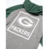 imageUltra Game NFL Mens Fleece Hoodie Pullover Sweatshirt HenleyGreen Bay Packers