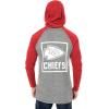 imageUltra Game NFL Mens Fleece Hoodie Pullover Sweatshirt HenleyKansas City Chiefs