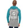 imageUltra Game NFL Mens Fleece Hoodie Pullover Sweatshirt HenleyMiami Dolphins