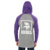 imageUltra Game NFL Mens Fleece Hoodie Pullover Sweatshirt HenleyMinnesota Vikings