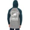 imageUltra Game NFL Mens Fleece Hoodie Pullover Sweatshirt HenleyPhiladelphia Eagles