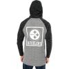 imageUltra Game NFL Mens Fleece Hoodie Pullover Sweatshirt HenleyPittsburgh Steelers