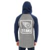 imageUltra Game NFL Mens Fleece Hoodie Pullover Sweatshirt HenleyTennessee Titans