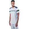 imageUltra Game NFL Mens Short Sleeve Raglan TShirtGreyWhite