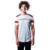 imageUltra Game NFL Mens Short Sleeve Raglan TShirtGreyWhite