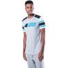 imageUltra Game NFL Mens Short Sleeve Raglan TShirtGreyWhite