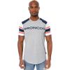 imageUltra Game NFL Mens Short Sleeve Raglan TShirtGreyWhite