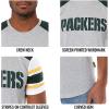 imageUltra Game NFL Mens Short Sleeve Raglan TShirtGreyWhite