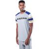 imageUltra Game NFL Mens Short Sleeve Raglan TShirtGreyWhite
