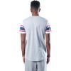 imageUltra Game NFL Mens Short Sleeve Raglan TShirtGreyWhite