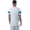 imageUltra Game NFL Mens Short Sleeve Raglan TShirtGreyWhite