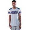 imageUltra Game NFL Mens Short Sleeve Raglan TShirtGreyWhite