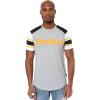 imageUltra Game NFL Mens Short Sleeve Raglan TShirtGreyWhite