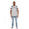 imageUltra Game NFL Mens Short Sleeve Raglan TShirtGreyWhite