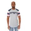 imageUltra Game NFL Mens Short Sleeve Raglan TShirtGreyWhite
