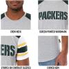 imageUltra Game NFL Mens Short Sleeve Raglan TShirtGreyWhite